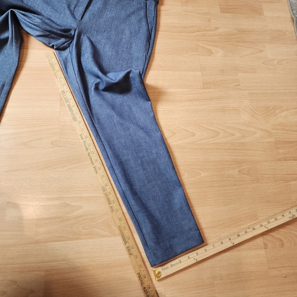 NWT Ann Taylor Loft The Skinny Blue Thick Pants Women's Size 12 - Picture 13 of 13